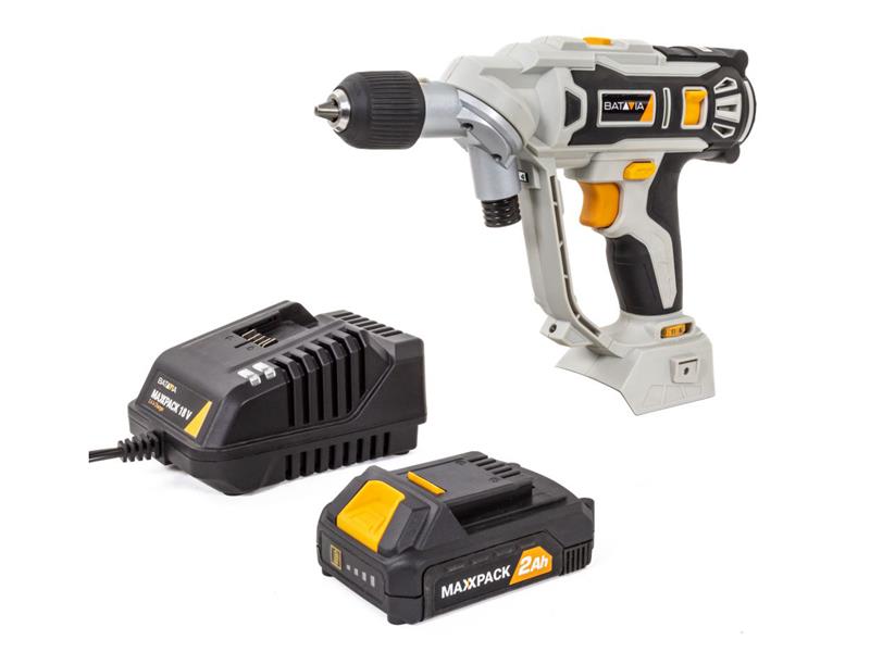 MAXXPACK Twin Drill & Screwdriver 18V 1 x 2.0Ah Li-ion                          