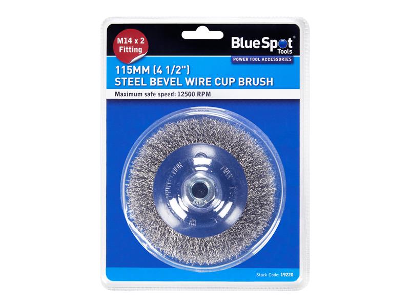 Steel Bevel Wire Cup Brush 115mm M14 X 2                                        