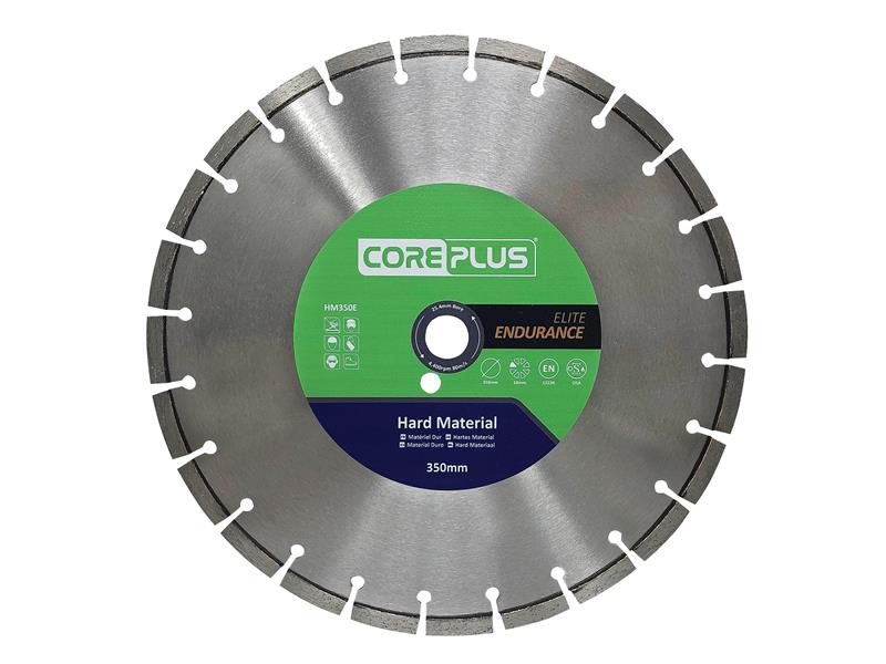 HM350E Elite Hard Material Turbo Diamond Blade 350mm                            