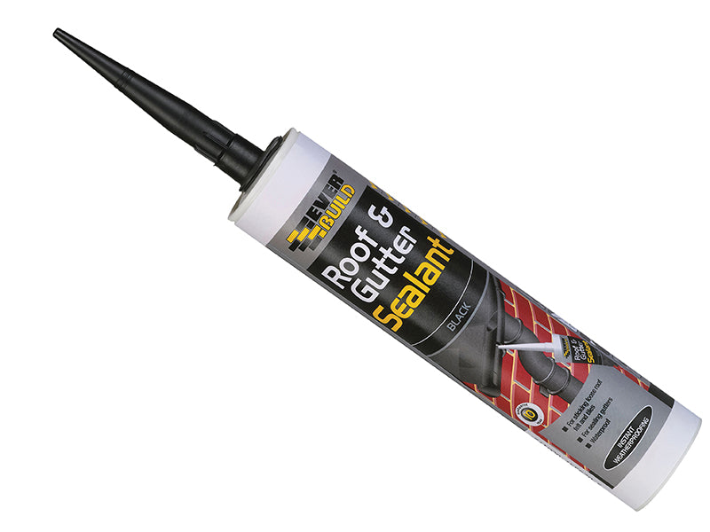 Roof & Gutter Sealant Black 295ml                                               