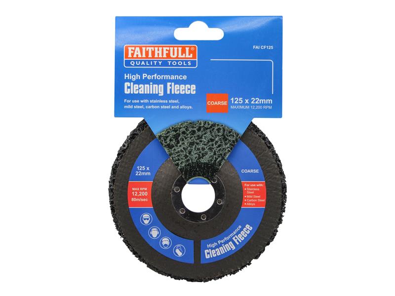 Cleaning Fleece Disc Coarse 125 x 22mm                                          