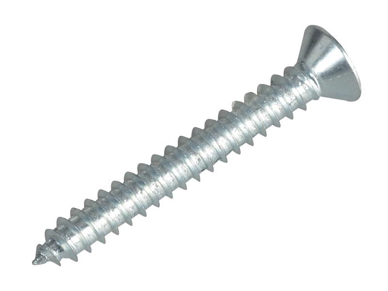 Self-Tapping Screw Pozi Compatible Pan Head ZP 1.1/4in x 8 ForgePack 20         