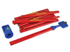 Carpenter's Pencil Kit Red / Medium (Pack 12)                                   