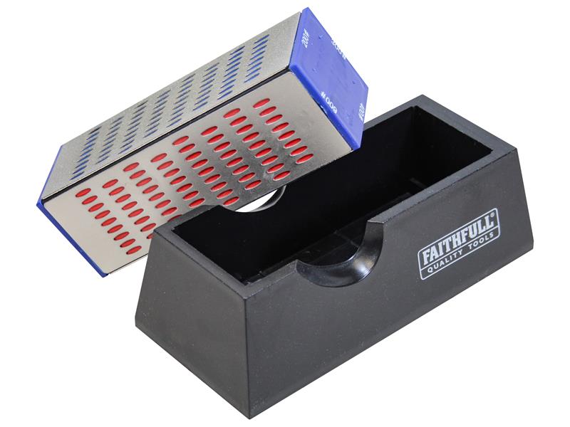 Diamond Sharpening Stone 4 Sided 150 x 50 x 50mm                                