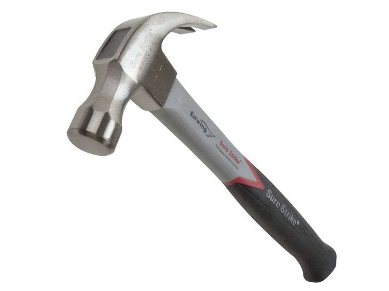 EMRF20C Surestrike Curved Claw Hammer Fibreglass Shaft 560g (20oz)              