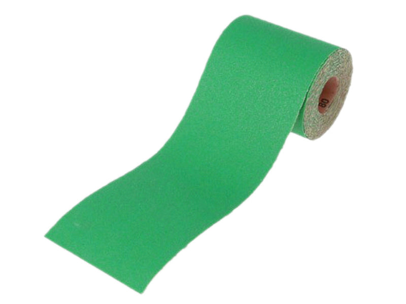 Aluminium Oxide Sanding Paper Roll Green 100mm x 50m 80G                        