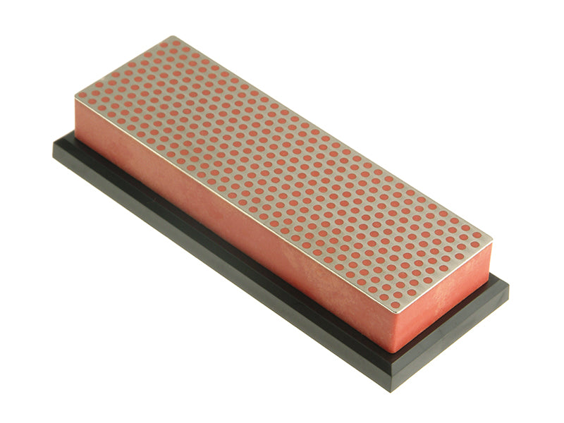 Diamond Whetstone 150mm Plastic Case Red 600 Grit Fine                          