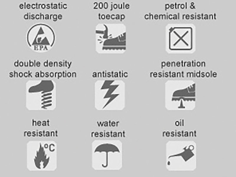 Radial Safety Boots Brown UK 10 EUR 45                                          