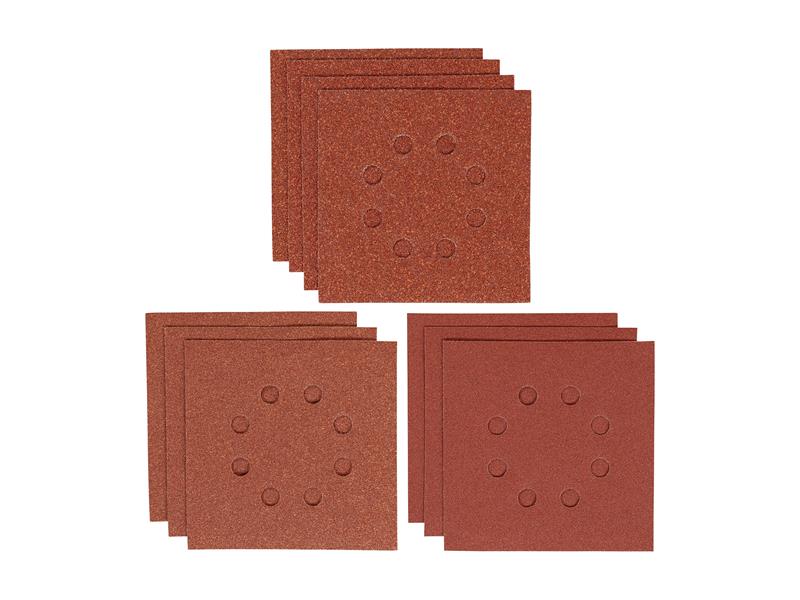 1/4 Punched Sanding Sheet Set, 10 Piece                                         
