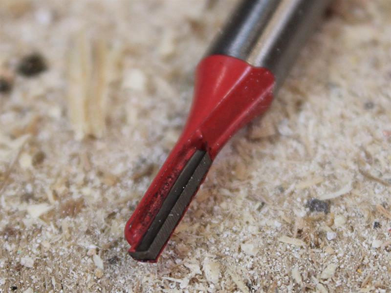 Router Bit TCT Single Flute 3.2 x 10mm 1/4in Shank                              