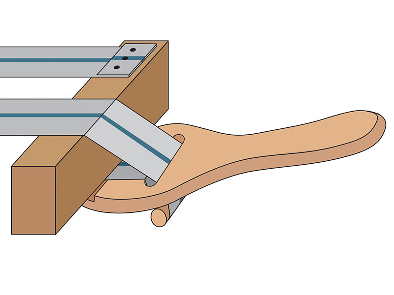 Webbing Stretcher Beech 50mm                                                    