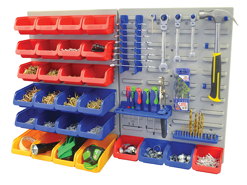 Storage Bin Set with Wall Panels 43 Piece                                       