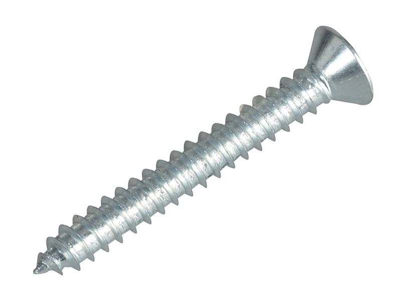 Self-Tapping Screw Pozi Compatible Pan Head ZP 1.1/4in x 8 ForgePack 20         