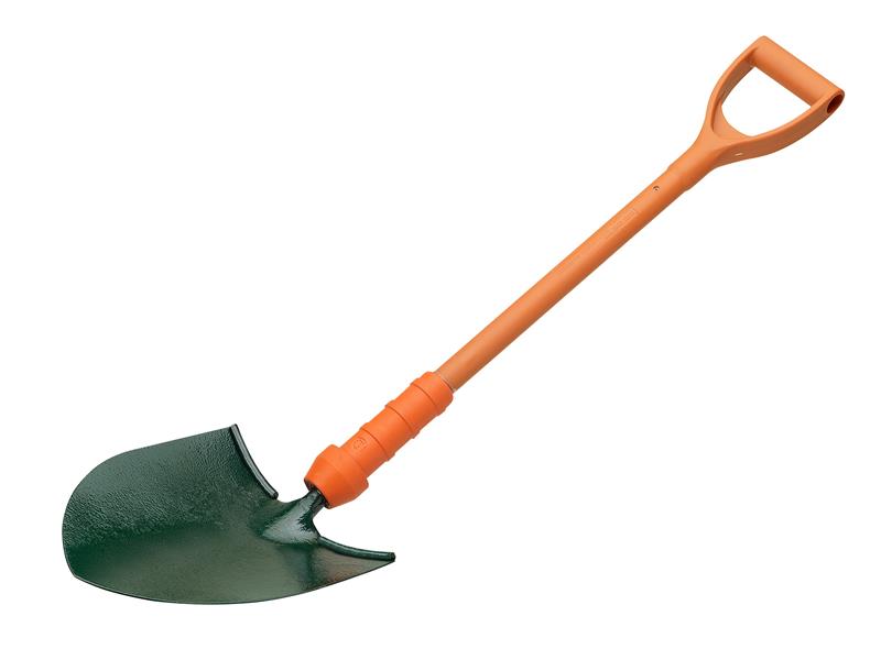 Insulated Treaded Round Mouth Shovel                                            