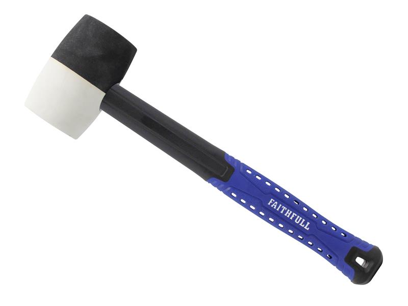 Black & White Fibreglass Mallet 16oz                                            