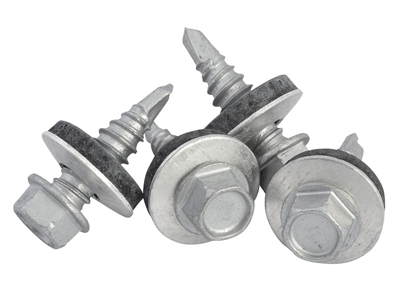 TechFast Hex Head Stitching Screw Self-Drill 6.3 x 22mm Pack 100                