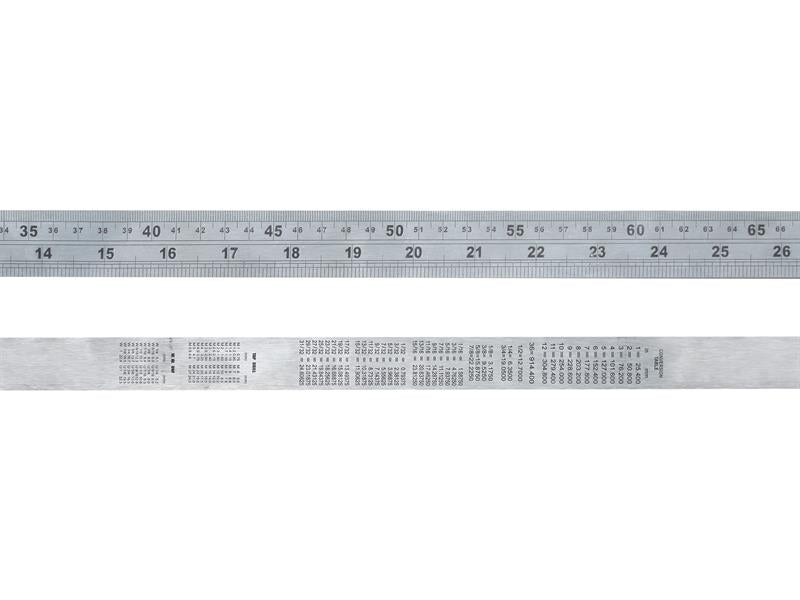 Steel Rule 1m / 39in x 30mm                                                     