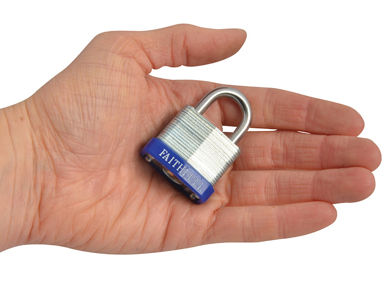 Laminated Steel Padlock 30mm 3 Keys                                             