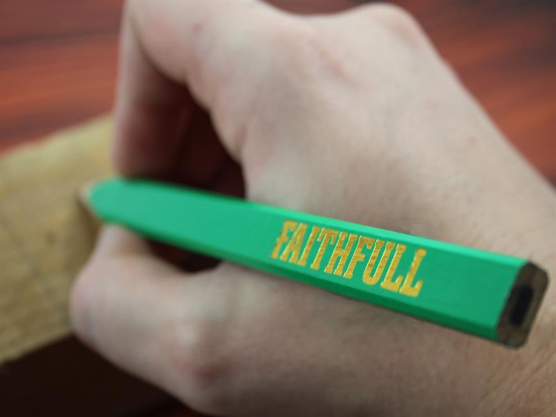 FSC Carpenter's Pencils - Green / Hard (Pack 10)                                