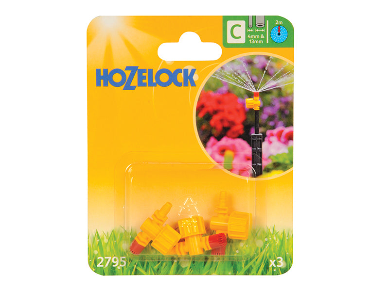 2795 Adjustable 360° Micro Spray Jet (Pack 3)                                   