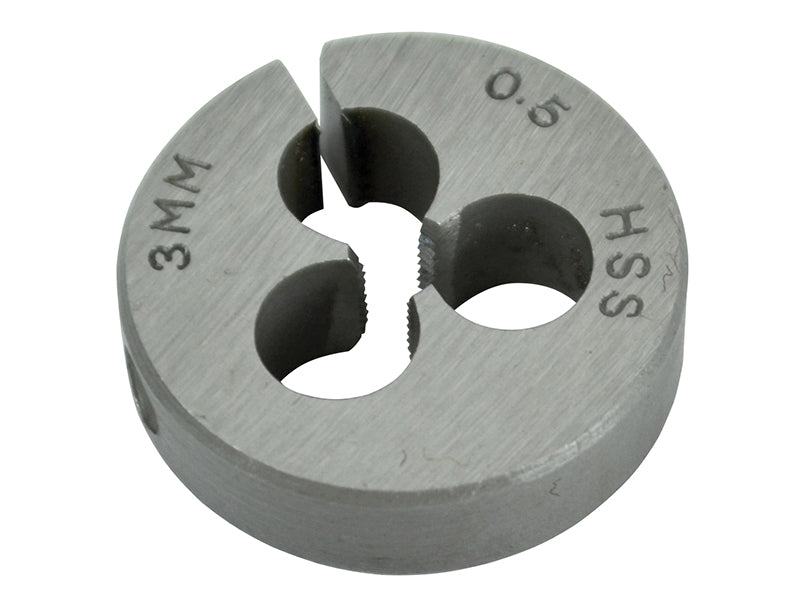 HSS Straight Flute Split Die M3 x 0.5, 13/16in OD                               