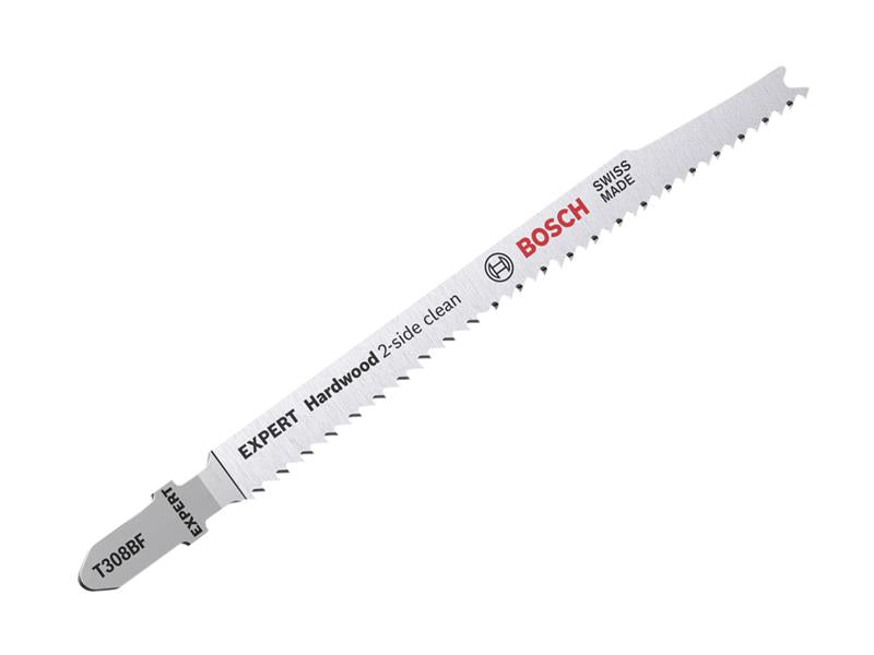 EXPERT Hardwood 2-side Clean T308BF Jigsaw Blade Pack of 5                      