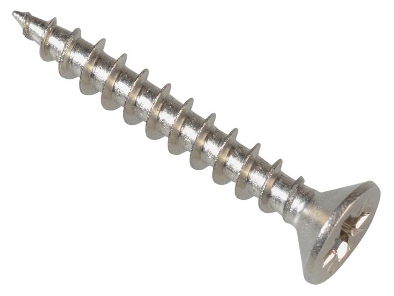 Multi-Purpose Pozi Compatible Screw CSK ST S/Steel 3.5 x 25mm Box 200           