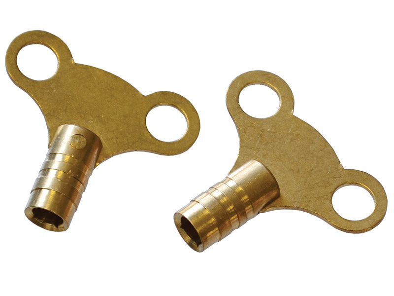 Radiator Keys - Brass (Pack of 2)                                               