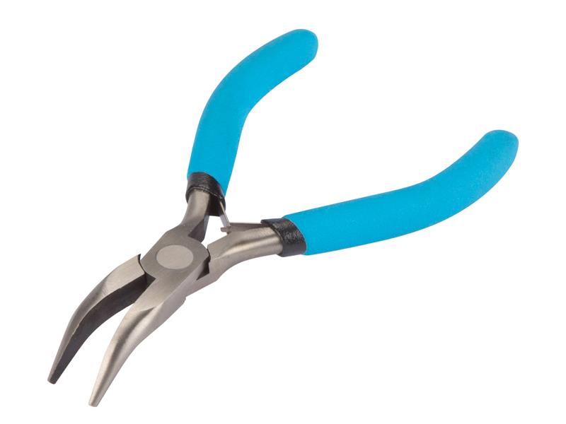 Soft Grip Mini Bent Nose Pliers                                                 