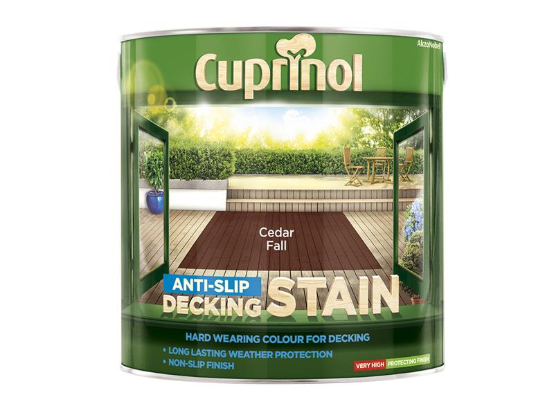 Anti-Slip Decking Stain Cedar Fall 2.5 litre                                    