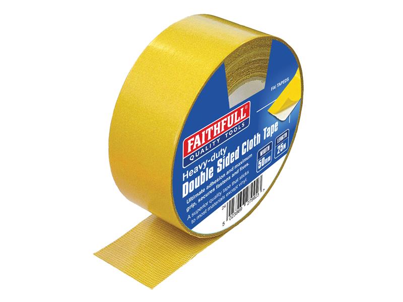 Heavy-Duty Double-Sided Tape 50mm x 25m                                         