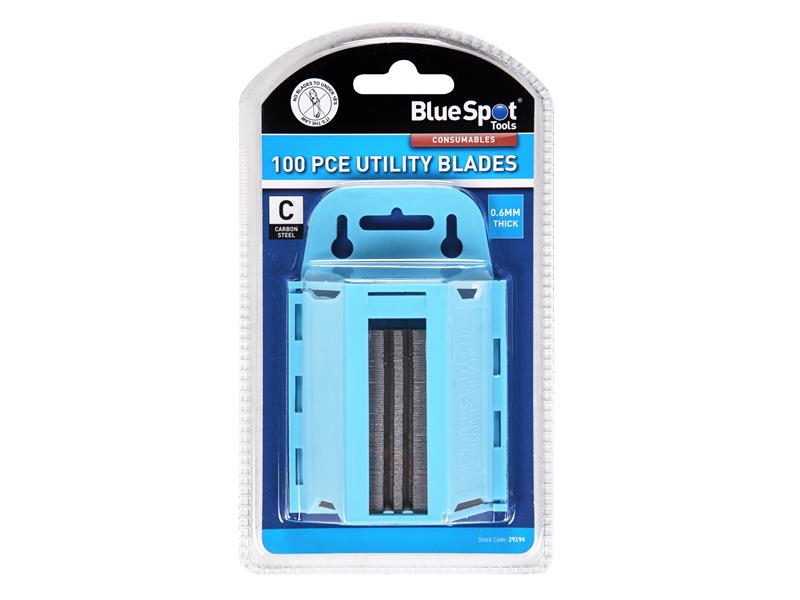 Utility Blades In Holder 100 Piece                                              