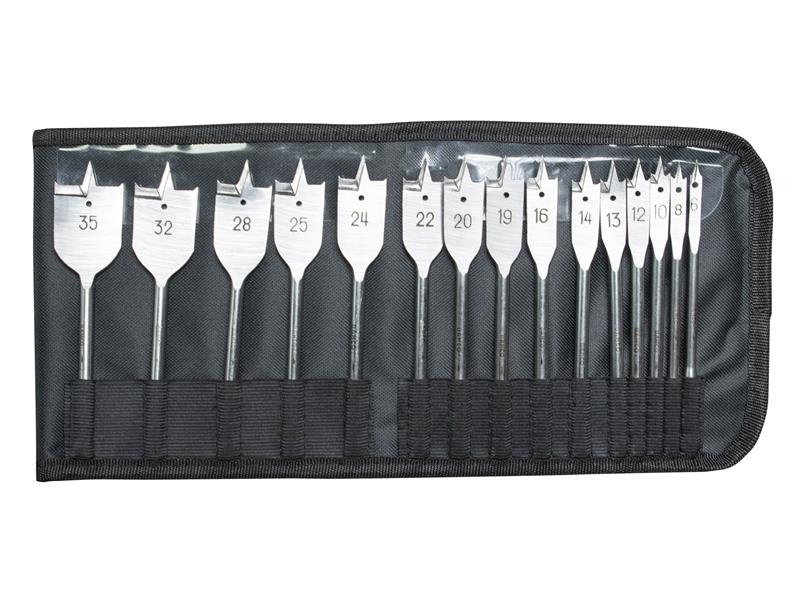 9629 Series Flat Bit Set, 15 Piece                                              