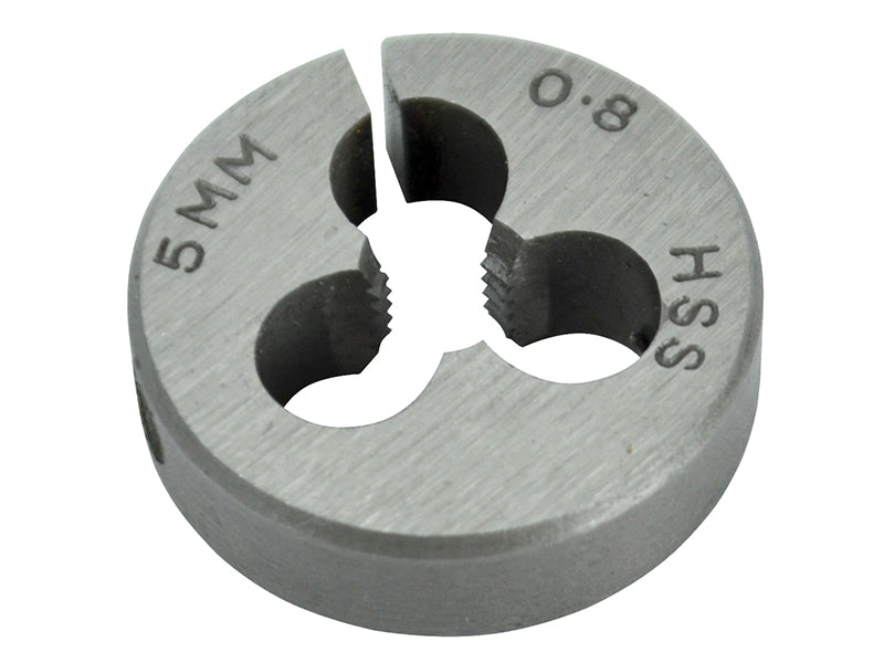 HSS Straight Flute Split Die M5 x 0.8,, 13/16in OD                              