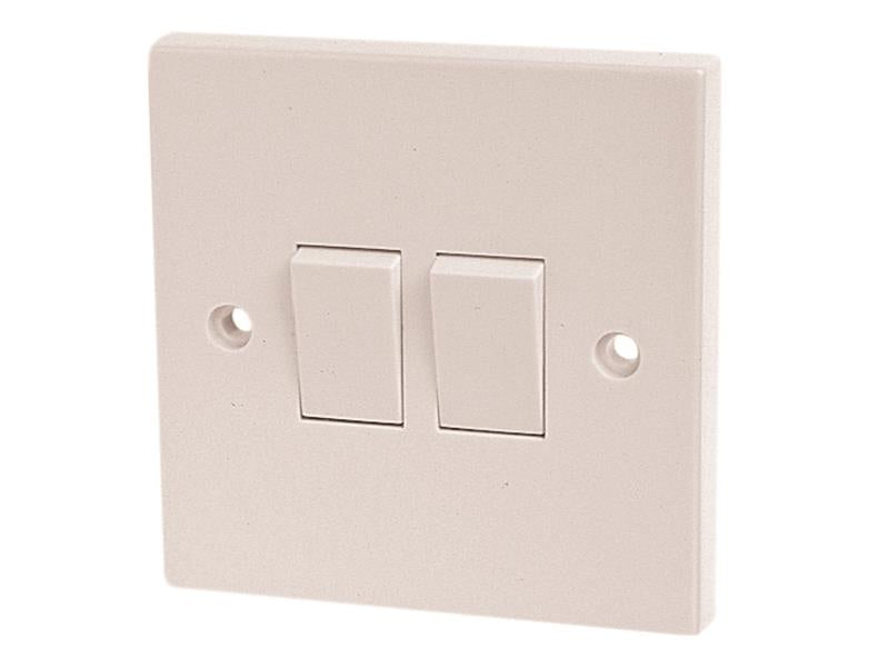 Light Switch 2-Gang 2-Way 10A                                                   