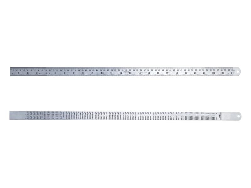 Steel Rule 600mm / 24in x 25mm                                                  