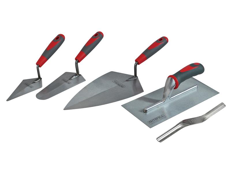 Soft Grip Handle Trowel Pack 5 Piece                                            